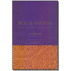 Bíblia Sagrada NVI - Capa Roxa - Letra Grande