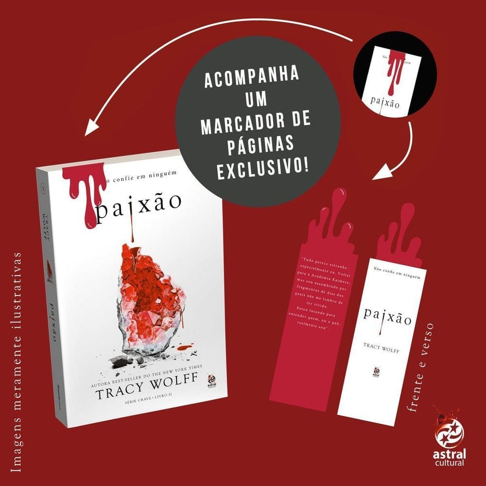 Paixão + Marcadores - Livro Ii Da Série Crave