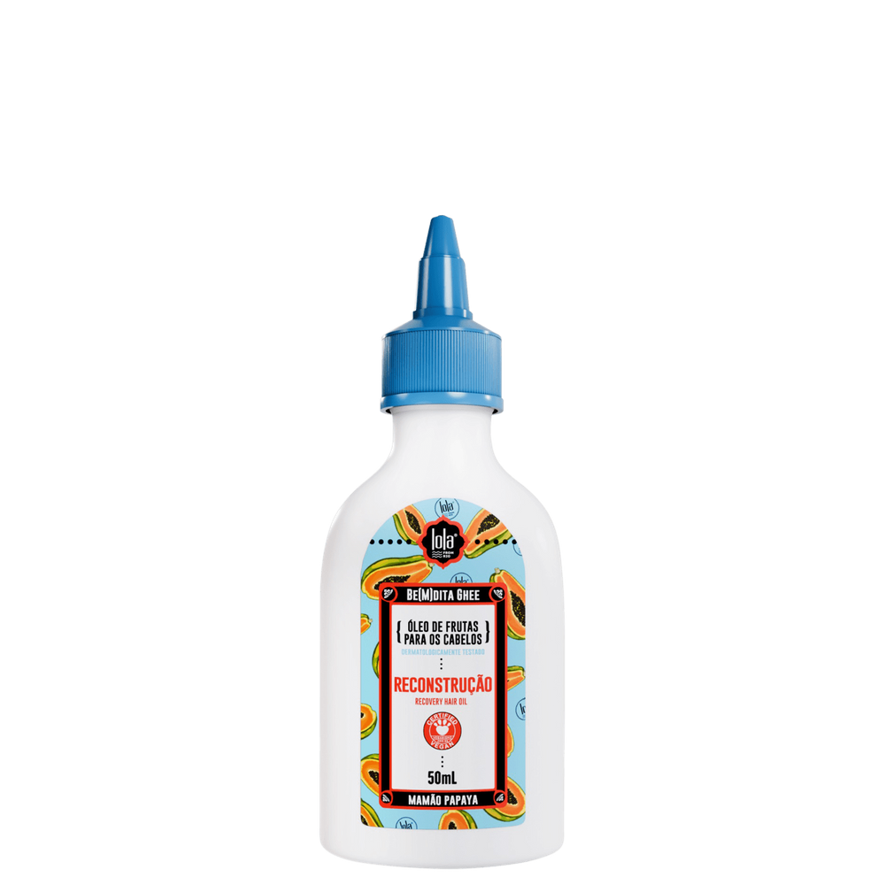 Lola From Rio Be(M)dita Ghee Reconstrução Mamão Papaya - Óleo Capilar 50ml