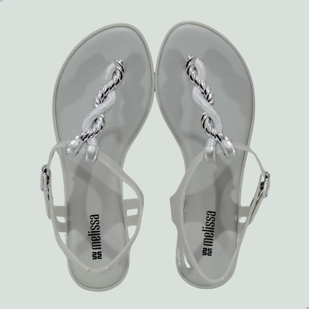 Sandália Feminina Melissa Solar Twist Adulto Branco