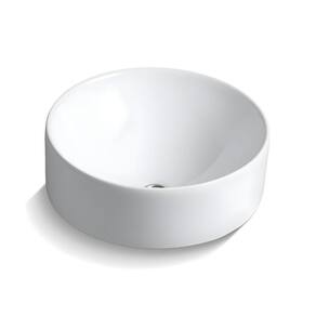 Cuba Para Banheiro De Encaixe Kohler Vox Redonda 42x42cm Branca