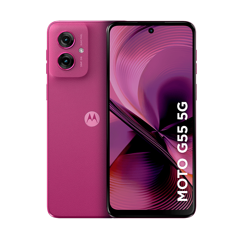 Smartphone Motorola Moto g55 5G - 256GB 16GB (8GB RAM+8GB Ram Boost) e Camera 50MP com AI NFC Tela 6.5" com Superbrilho