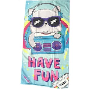 Toalha de Praia Infantil Summer Microfibra Anti Areia 60x110cm