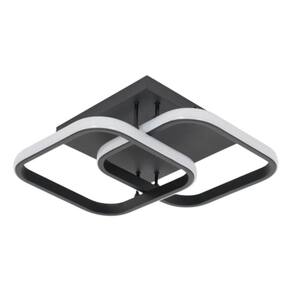 Luminária Led Moderna Quadrada 26W Bivolt 3 Em 1 Preto
