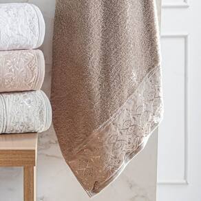 Toalha de Rosto Broderie 100% Algodão 400g/m² 50x75cm