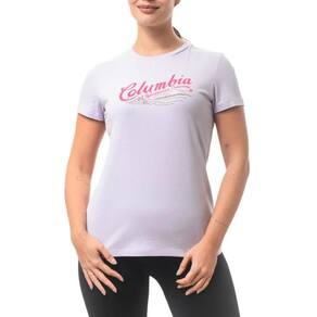 Camiseta Columbia Simply Scripted Lilás Feminino