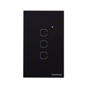 Interruptor Smart Zigbee Touch 3 Preto Ezs 1003 4850049
