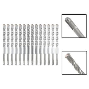 Jogo 14 Brocas SDS Plus 16x310 mm Aço Carbono Tungstênio