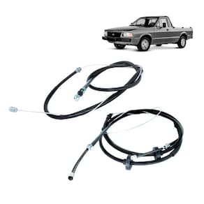 Kit Cabo Freio Pampa 4X2 E 4X4 Dianteiro E Traseiro 89 À 97