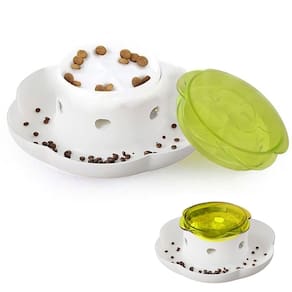 Comedouro Pet Cao Cachorro Gato Brinquedo Interativo Animal de Estimaçao Raçao Petisco Comida Quebra Cabeça Recompensa Treinamento