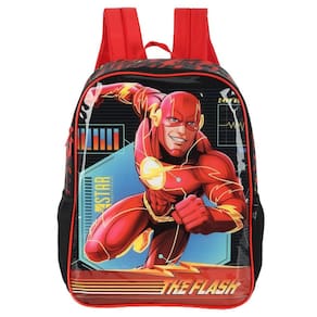 Mochila The Flash Dc Comics Escolar Infantil Preta Is41211