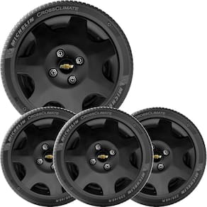 4X Calota Gm Corsa Celta Classic Aro 13 Preto Emblema 118Cb
