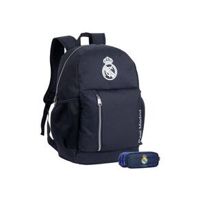 Kit Escola Real Madrid Mochila Costa + Estojo Triplo Oficial