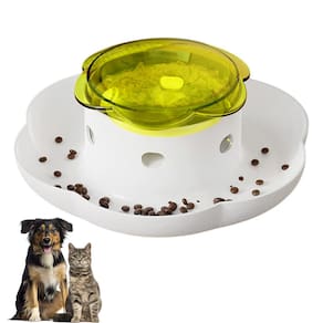 Comedouro Cao Pet Cachorro Gato Animal de Estimaçao Brinquedo Interativo Petisco Raçao Comida Quebra Cabeça Treinamento Recompensa