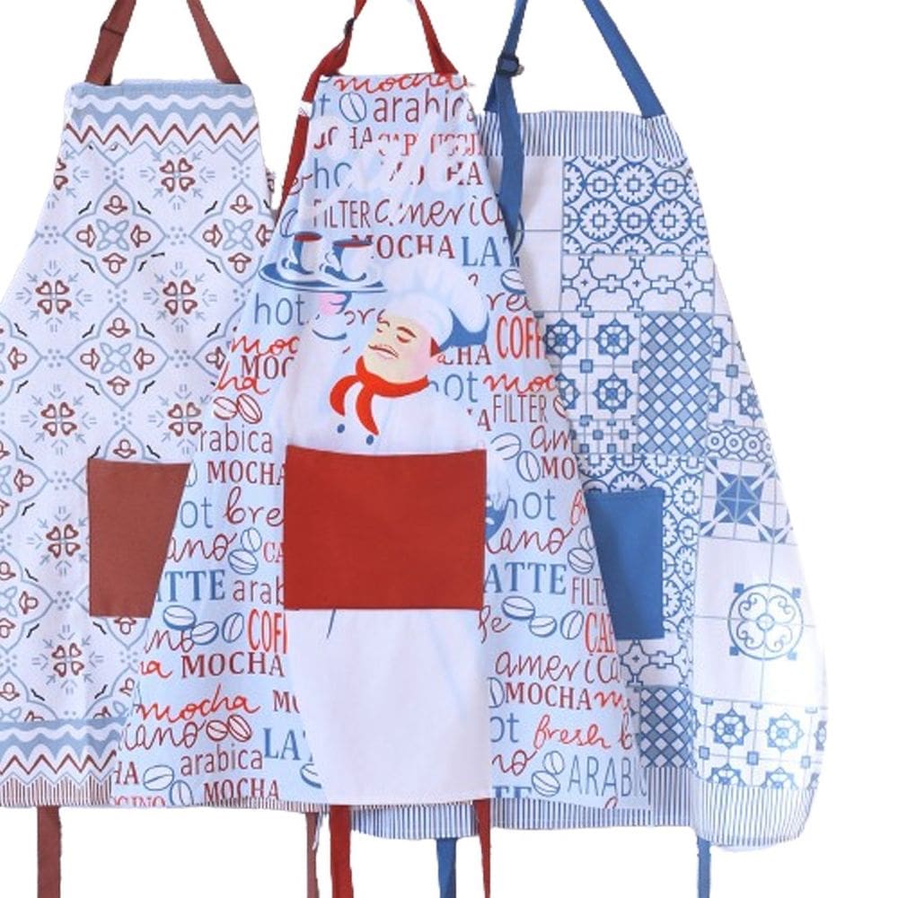Avental Estampado com Bolso 65x80cm