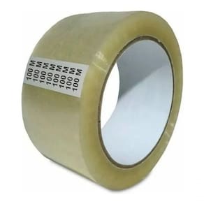 Kit Fita Adesiva Durex Largo 48x100 10 Rolos Transparente