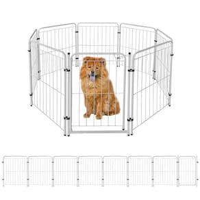 Cercado Cachorro Cães Pet Cercadinho 7 Módulos 82 Cm Altura