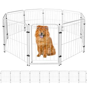 Cercado Cachorro Cães Pet Cercadinho 7 Módulos 82 Cm Altura