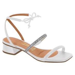 Sandalia Feminina Salto Baixo Amarrar Vizzano 6454.125