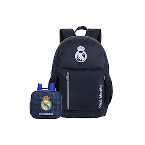 Kit Escolar Real Madrid Mochila Costas + Lancheira Térmica