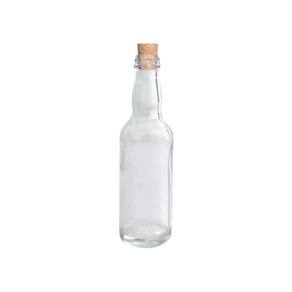 Lembrancinha Garrafa De Vidro 50ml Tampa Rolha 10 Un