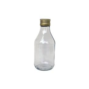 Lembrancinha Frasco Pet 30ml Tampa de Aluminio Dourado 10 Un