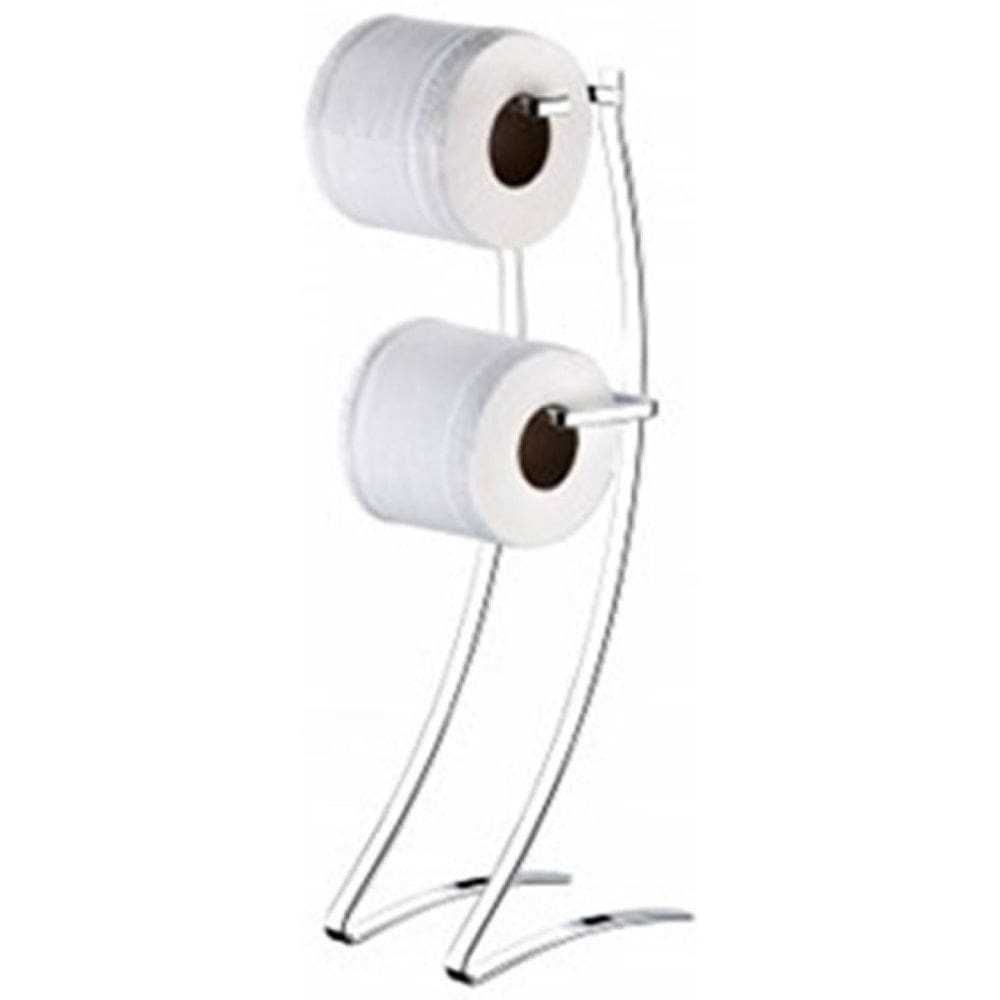 Suporte Papel Higiênico Duplo Cromado - Resistente
