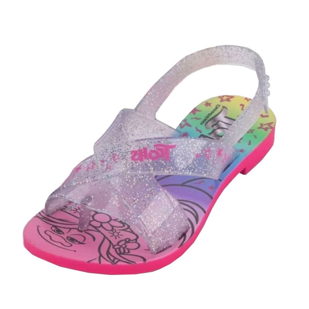 Sandalia do Trolls Infantil Menina Conforto Colour 22979