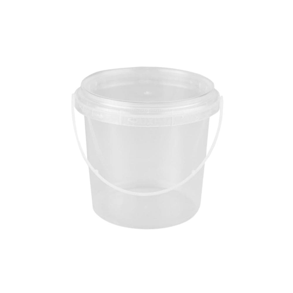 Lembrancinha Baldinho Redondo 220grs Com Tampa E Alça 10 Un