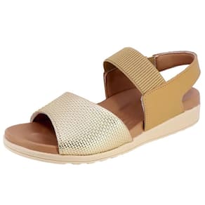 Sandalia Feminina Rasteira Plataforma Conforto Usaflex