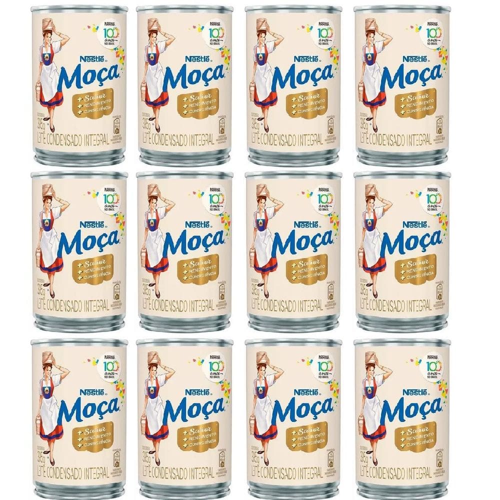Kit 12 Leite Condensado Nestle Moca 395Gr Lata