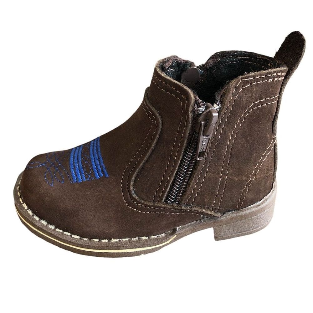 Sapatão Botina Tex Masculina Infantil Conforto 011