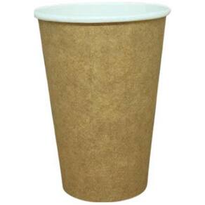 500Un Copo Papel Biodegradável Térmico Água Café 200Ml Kraft
