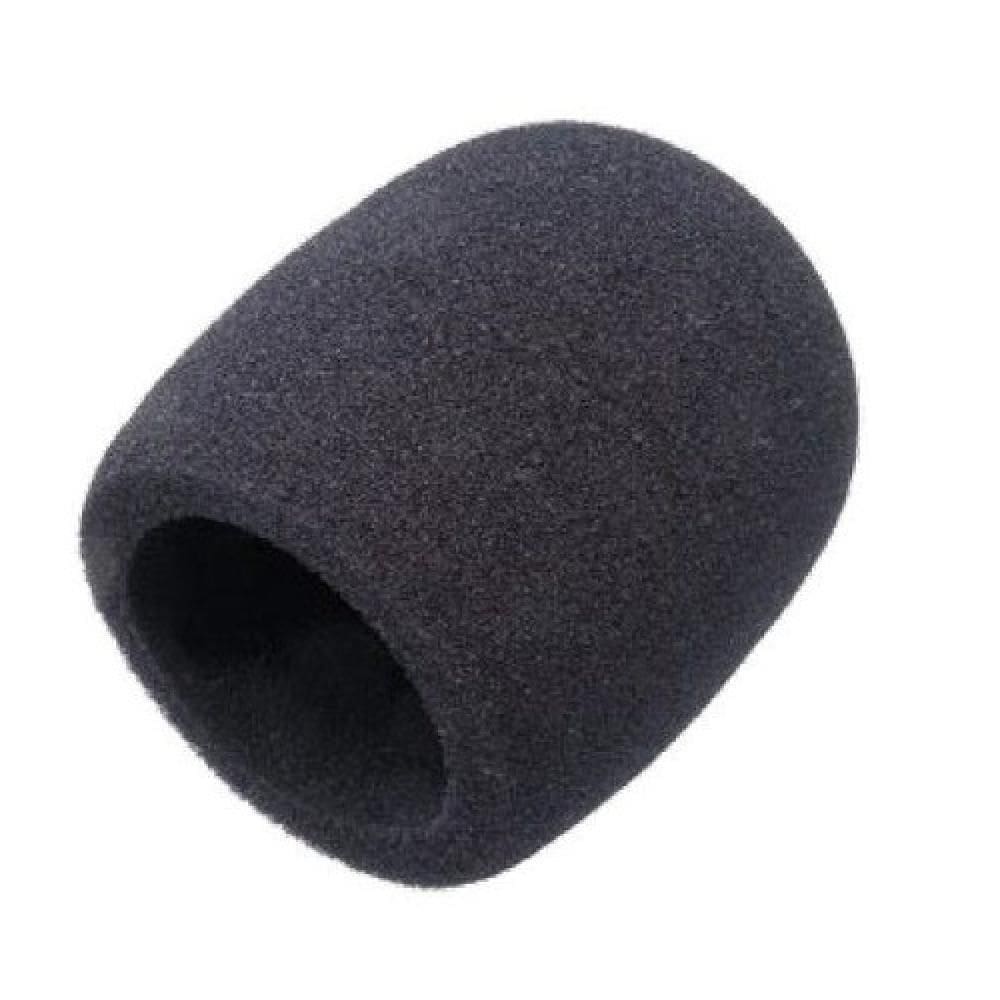 Espuma Protetora Para Microfone Andaluz Preta 16cm 100g