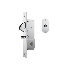 Fechadura De Porta De Correr Stam Tetra 1940 Inox Escovado