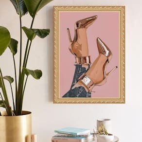 Quadro Decorativo Saltos 45X34Cm - Com Vidro