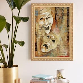 Quadro Decorativo Teatro 33X24Cm - Com Vidro
