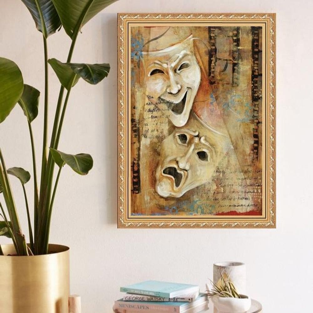 Quadro Decorativo Teatro 24X18Cm
