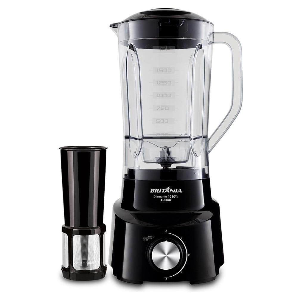 Liquidificador Britânia Diamante 800, 2,65 Litros, Preto