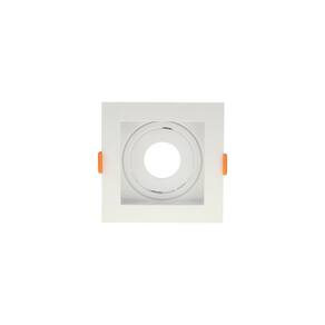 Spot de Embutir Recuado Nordecor Flea para 1 Lâmpada MR11 Quadrado
