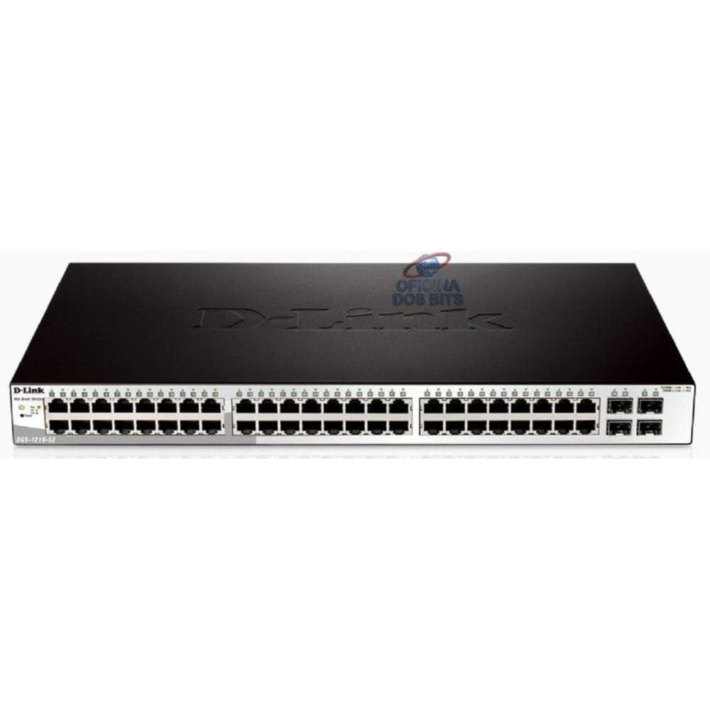 D-Link Switch Gerenciável 48Portas Gigabit + 4Sfp Dgs-121052