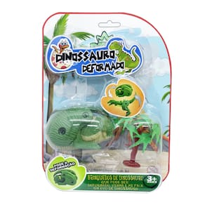 Dino Enrolado - 1 Unidade de Dinossauro Articulado Surpresa