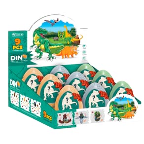 Dino Surpresa 1 Caixa com 9 Unidades de Dinossauros Surpresa