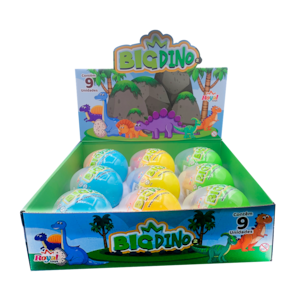 Big Dino 2 - Caixa com 9 Ovos Surpresa de Dinossauros