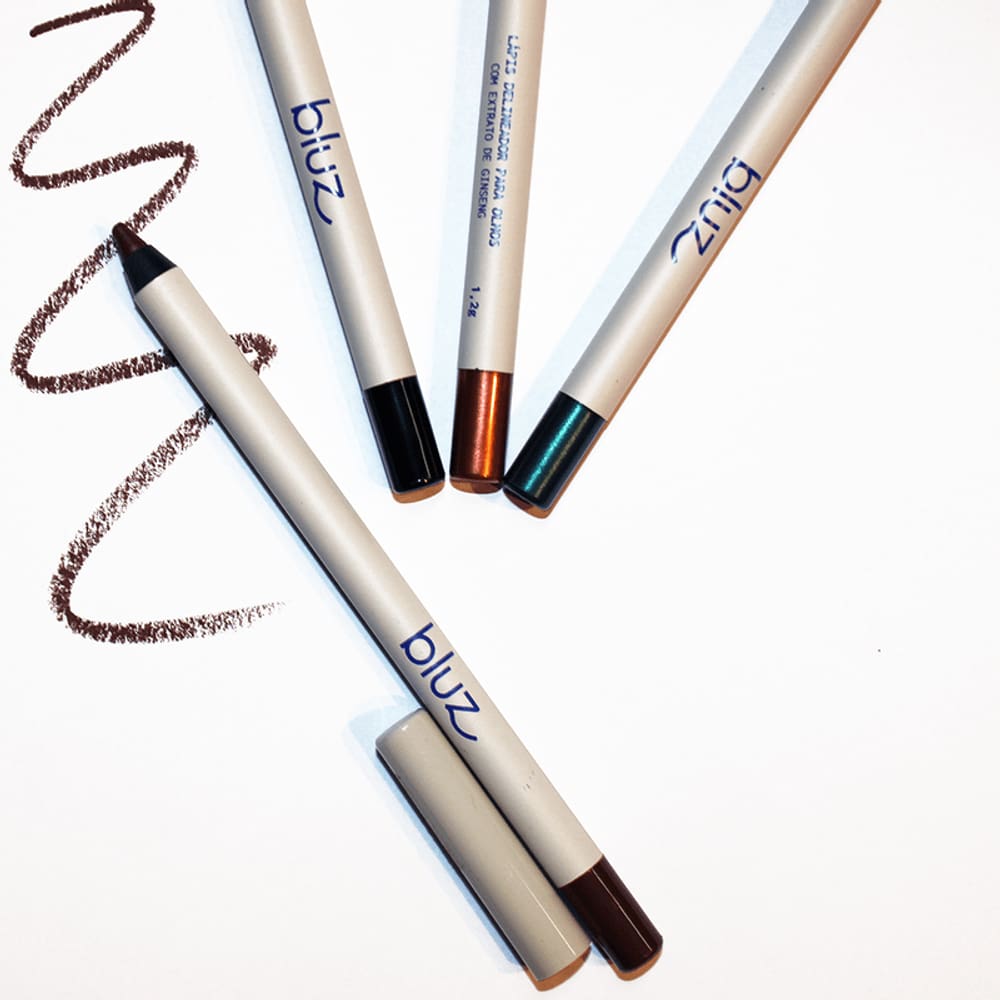 Bluz Lapis Delineador De Olhos Fly 1,2G Marrom