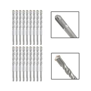 Jogo 18 Brocas SDS Plus 18x310 mm Aço Carbono Tungstênio