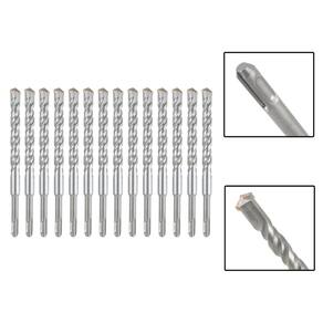 Jogo 14 Brocas SDS Plus 18x310 mm Aço Carbono Tungstênio