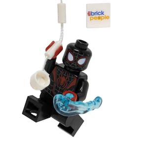 Minifigura LEGO Superheroes Miles Morales com Web