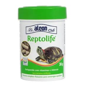 Alimento completo para Tartarugas aquáticas Reptolife Ração Para Tartaruga Alcon 30g