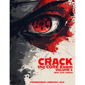 Livro CRACK THE CORE EXAM - VOLUME 1 11ª edição (2024)
